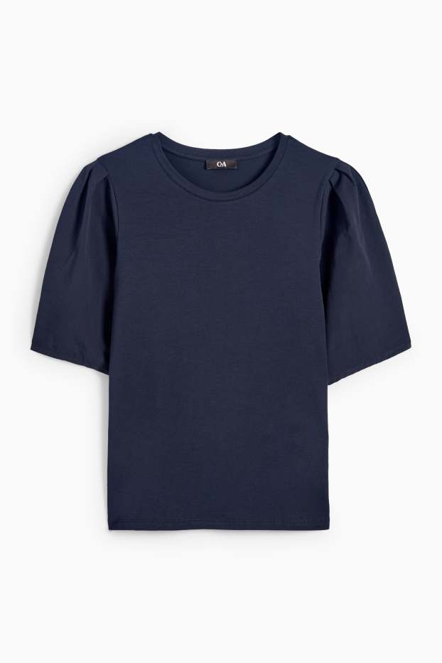 Women - T-shirt - regular fit - dark blue