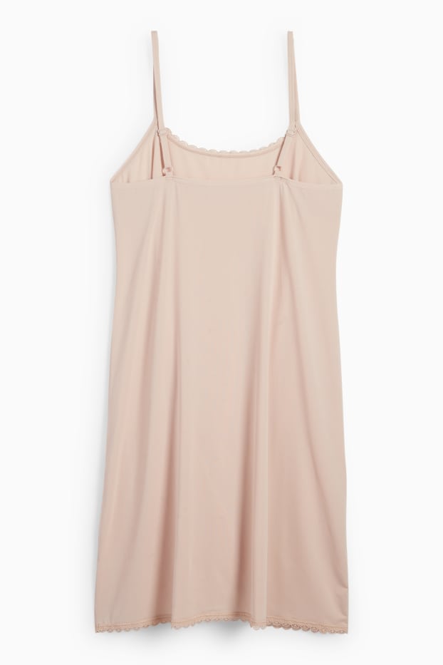 Damen - Unterkleid - hellbeige