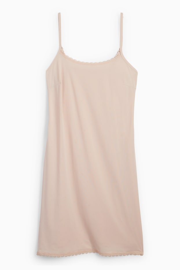 Damen - Unterkleid - hellbeige