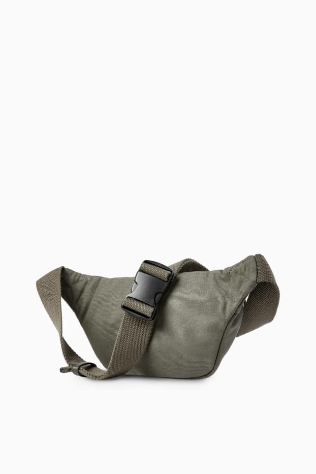 Hommes - Sac banane - gris foncé