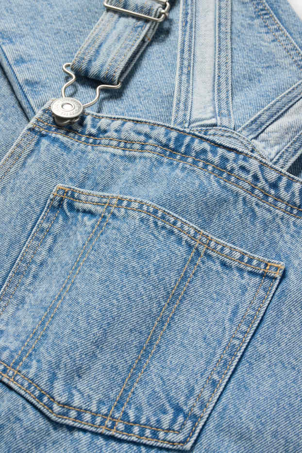 Copii - Fete - Salopetă din denim - denim-albastru deschis