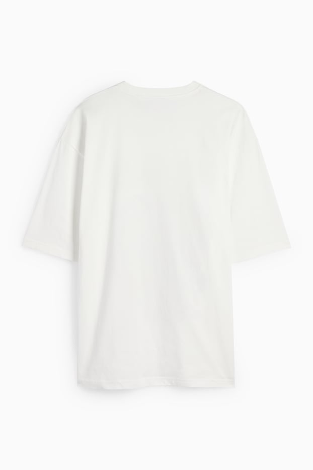 Men - T-shirt - oversized - Def Leppard - white