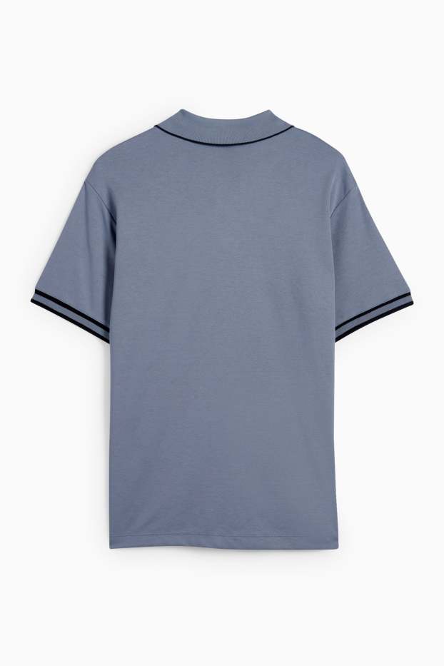 Pánské - Polokošile - modrá