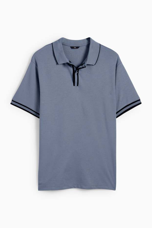 Pánské - Polokošile - modrá