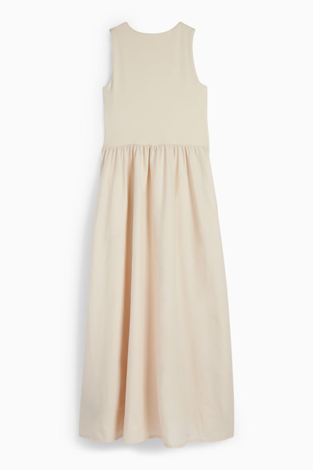 Femei - Rochie fit & flare - bej deschis