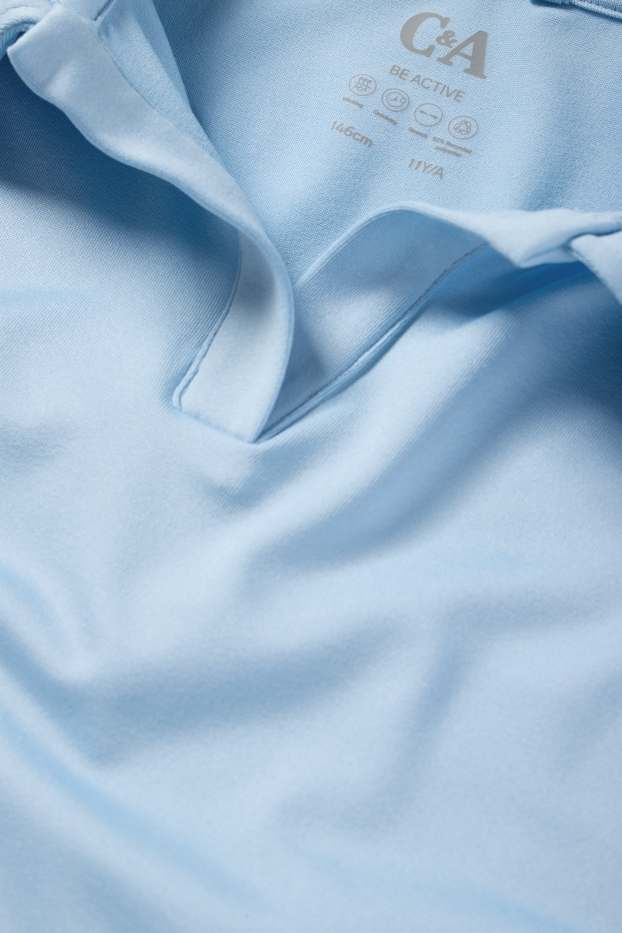 Děti - dívky - Souprava - funkční top a funkční sukně - 2dílná - světle modrá