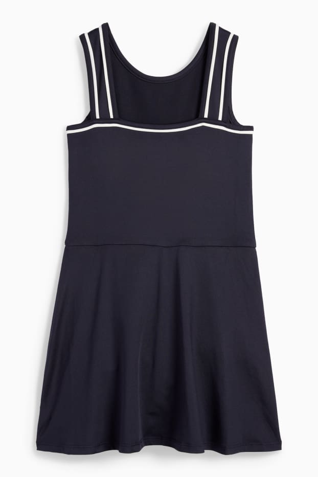 Děti - dívky - Funkční šaty - tmavomodrá