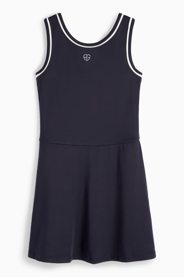 Děti - dívky - Funkční šaty - tmavomodrá