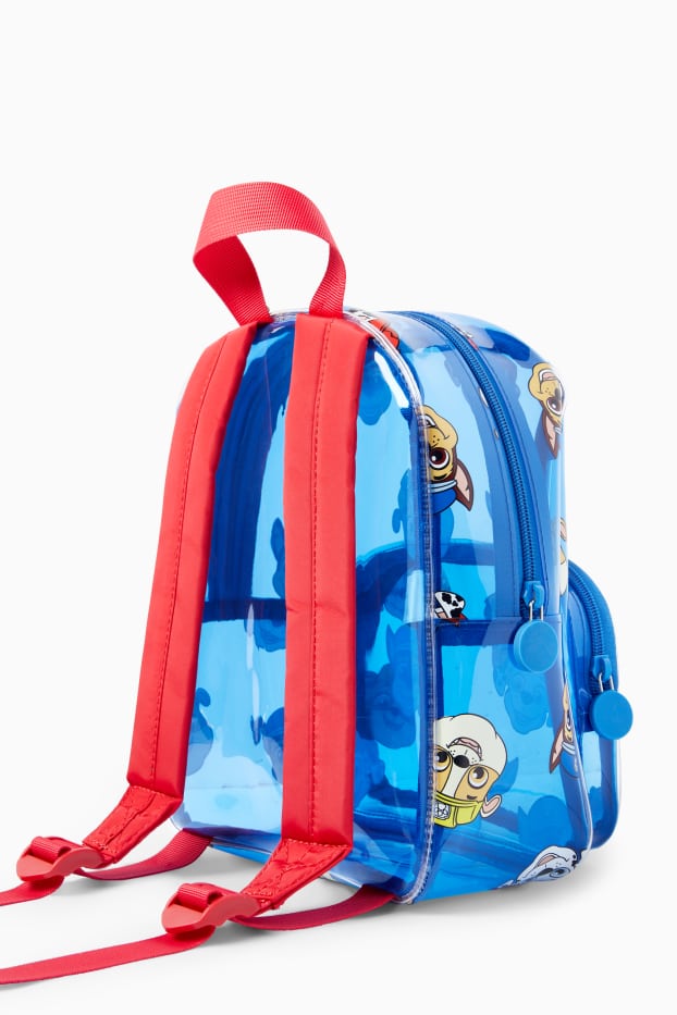 Niños - Patrulla Canina - Chase, Marshall, Rubble - mochila - azul claro