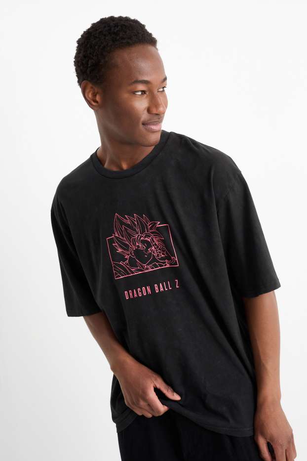 Herren - T-Shirt - Oversized - Dragon Ball Z - schwarz