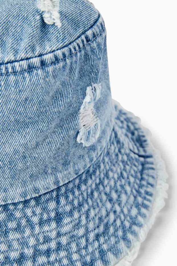 Damen - Jeans-Hut - helljeansblau