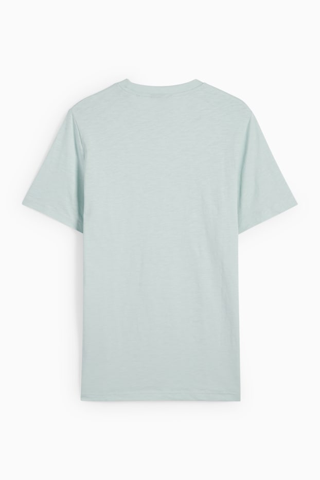 Home - Samarreta de mànigues curtes - regular fit - verd menta