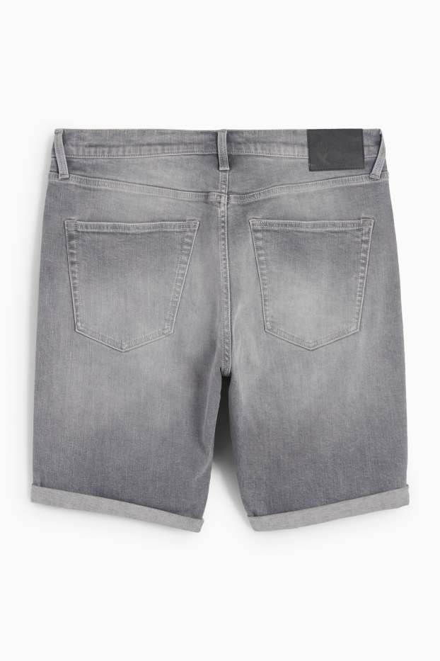Herren - Jeans-Shorts - helljeansgrau