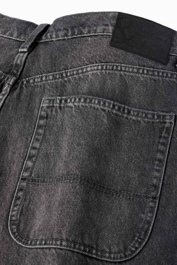 Herren - Jeans-Cargo-Bermudas - jeansgrau
