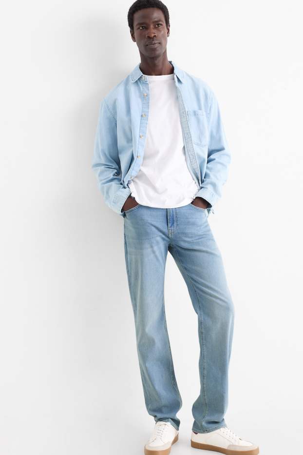 Heren - Straight jeans - LYCRA® - jeanslichtblauw