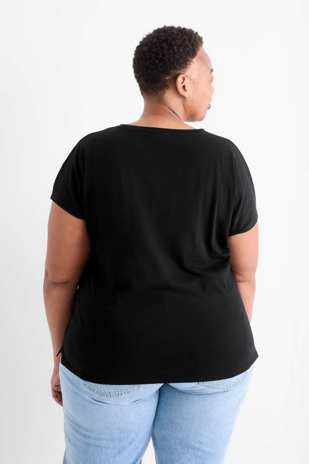 Femei - Tricou - regular fit - negru
