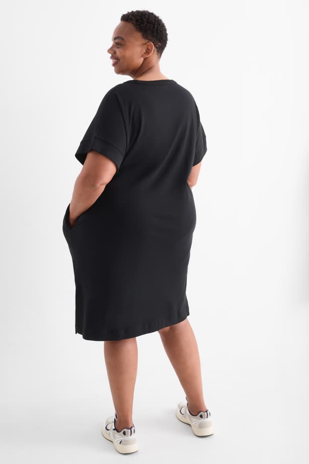Women - T-shirt dress - black