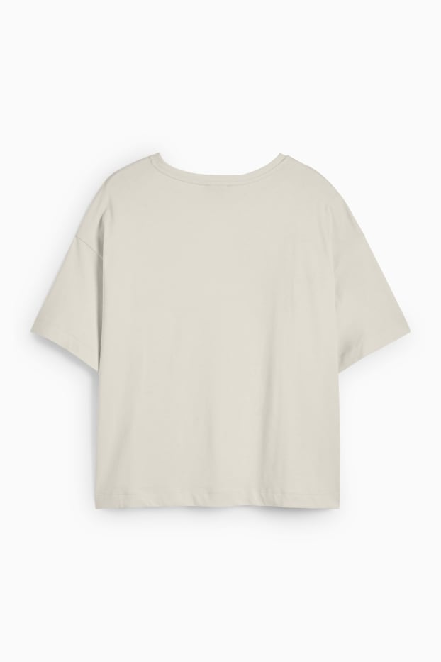Femei - Tricou - regular fit - bej deschis