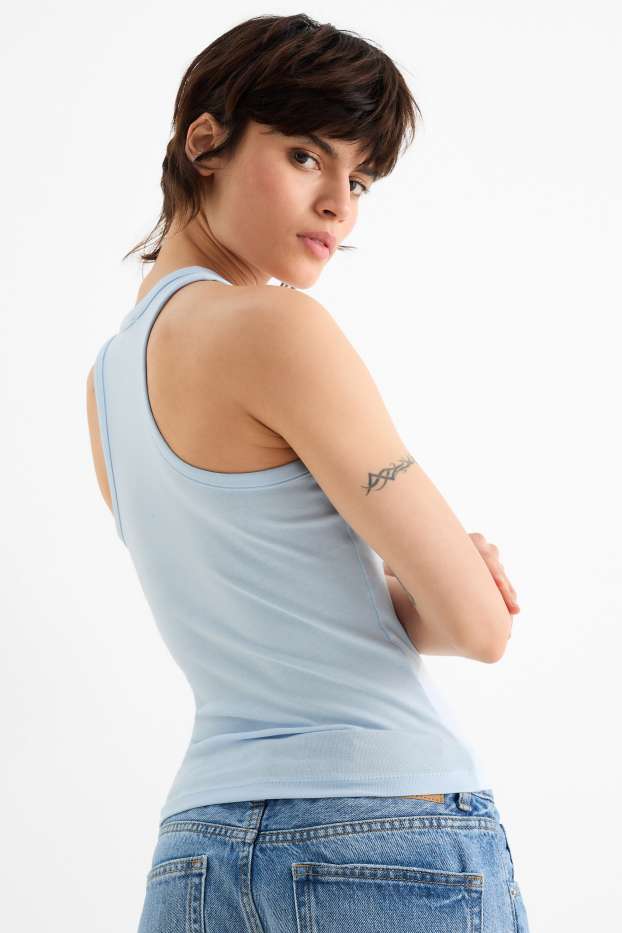 Femmes - Caraco - bleu clair