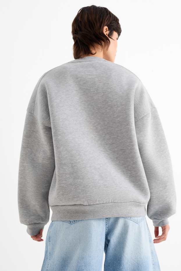 Femmes - Sweat - gris clair chiné