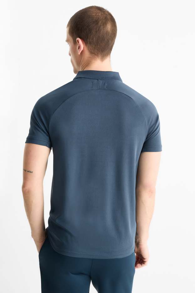 Herren - Funktions-Poloshirt - dunkelblau
