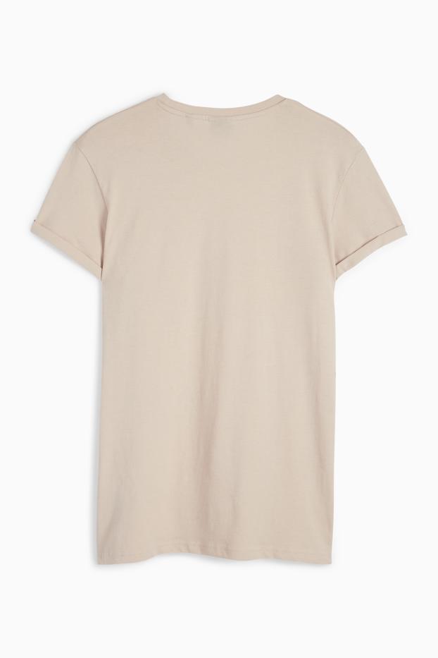 Hommes - T-shirt - beige clair