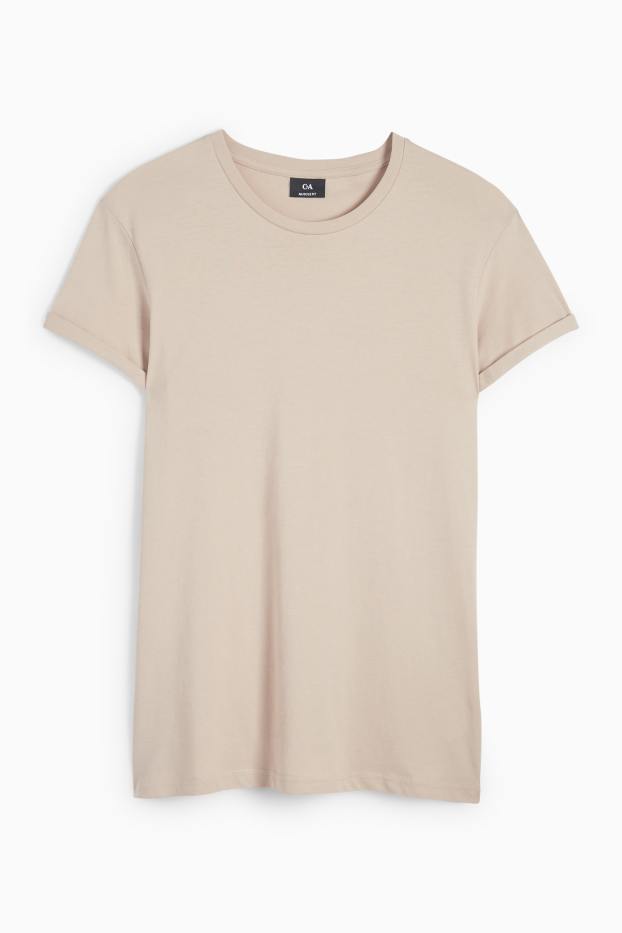 Hommes - T-shirt - beige clair