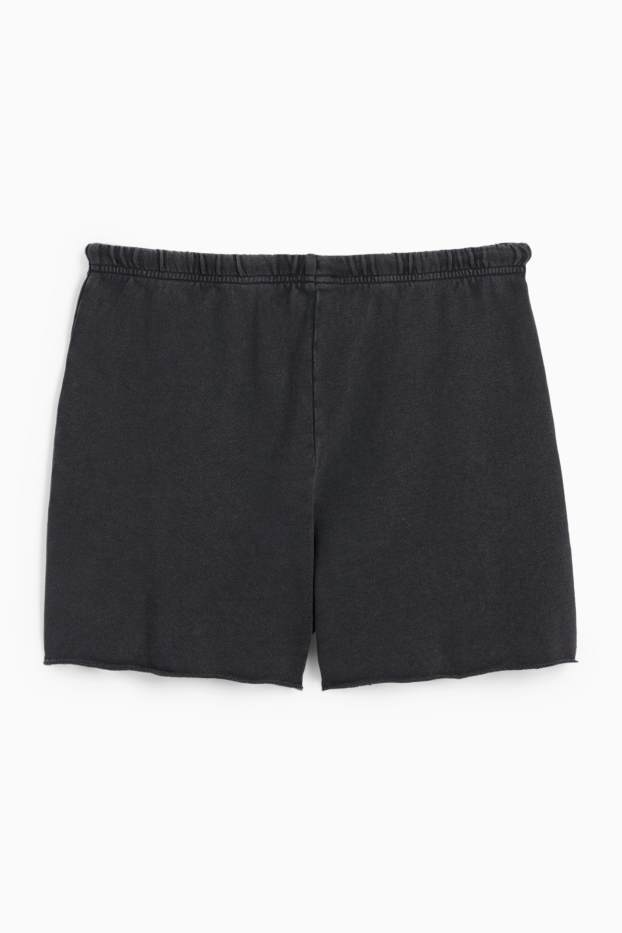 Donna - Shorts di felpa - nero