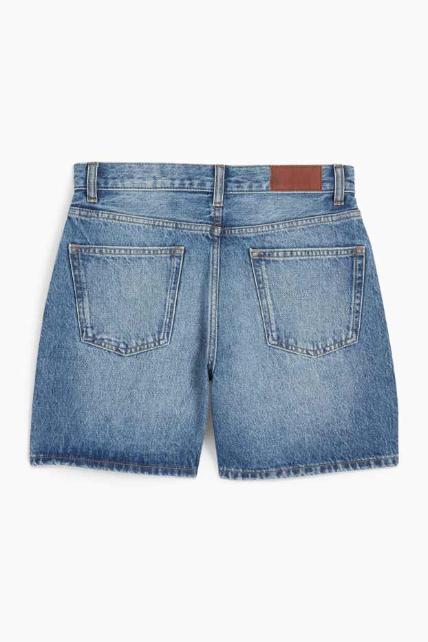 Donna - Shorts di jeans - vita media - jeans blu