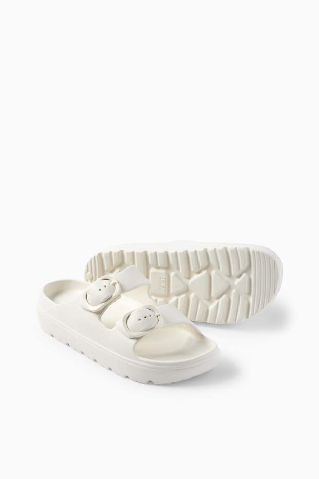 Donna - Sandali da mare - bianco crema