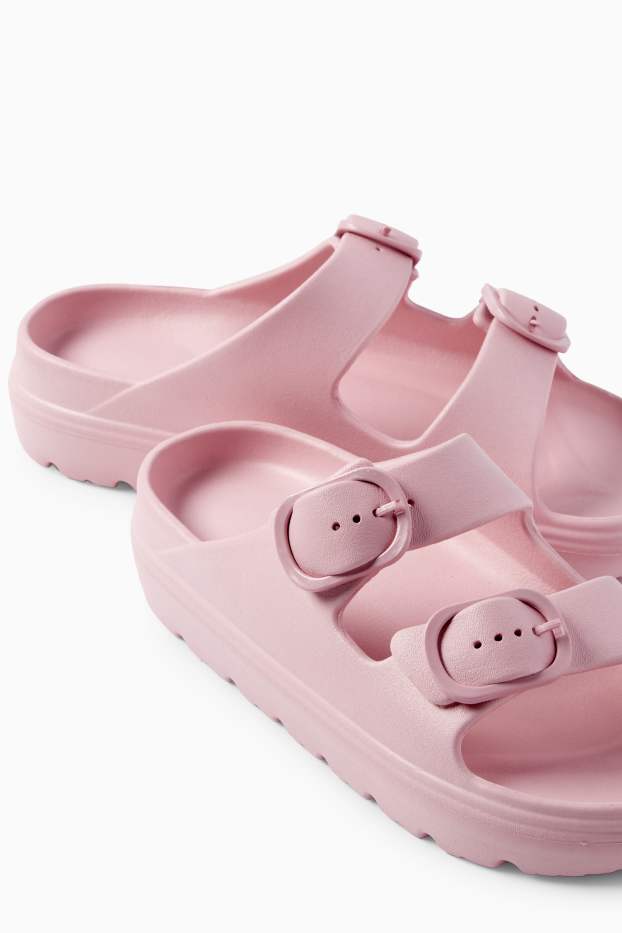 Femmes - Sandales de bain - rose