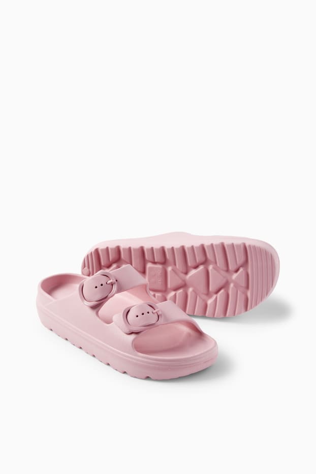 Femmes - Sandales de bain - rose