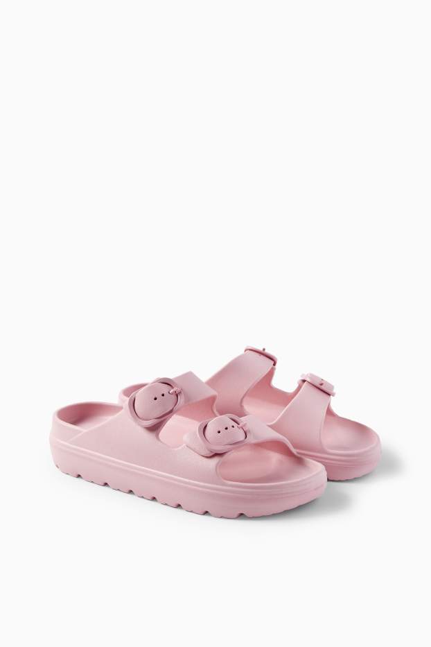 Femmes - Sandales de bain - rose