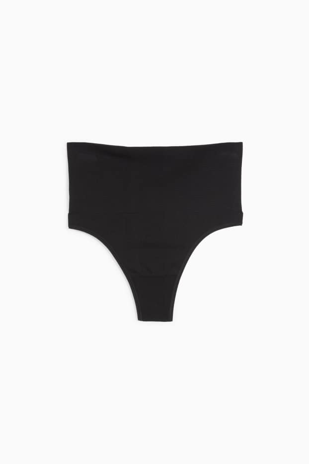 Damen - Shaping-Slip - seamless - schwarz
