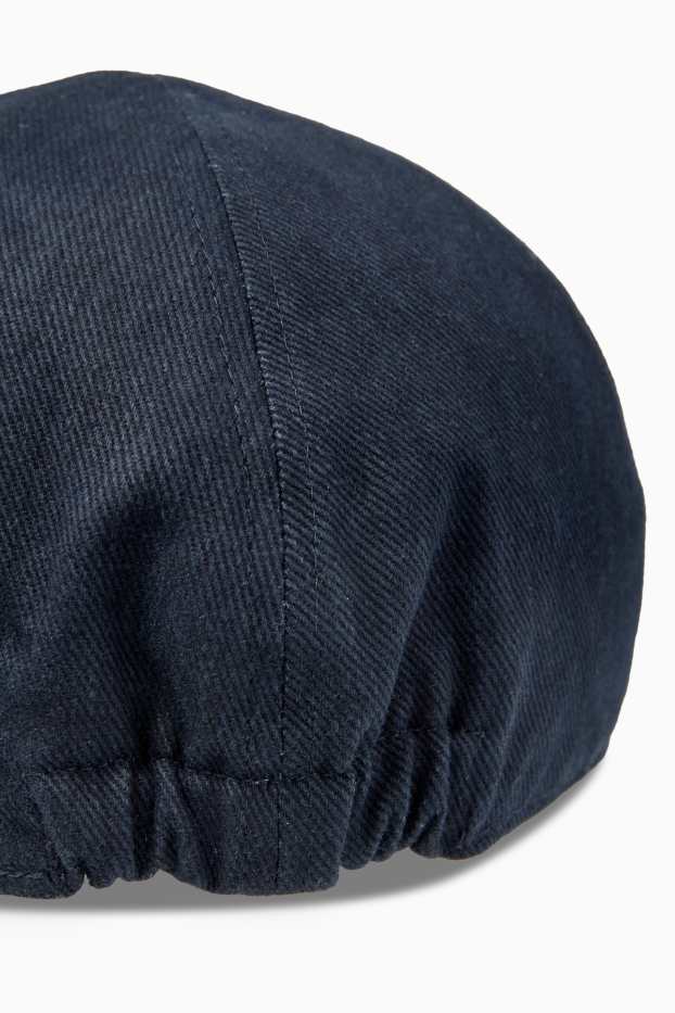 Heren - Flat cap - donkerblauw