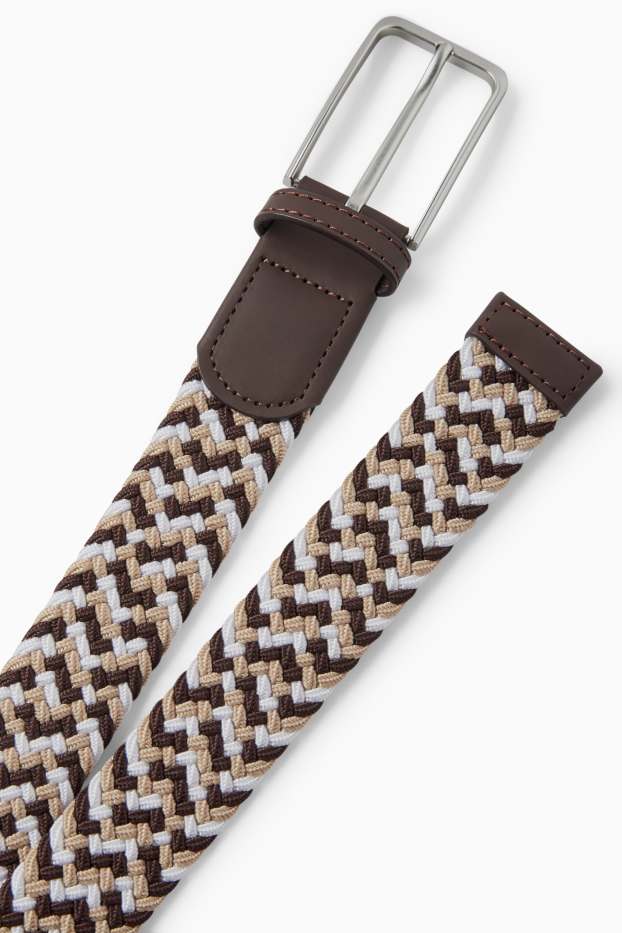 Hommes - Ceinture - marron foncé
