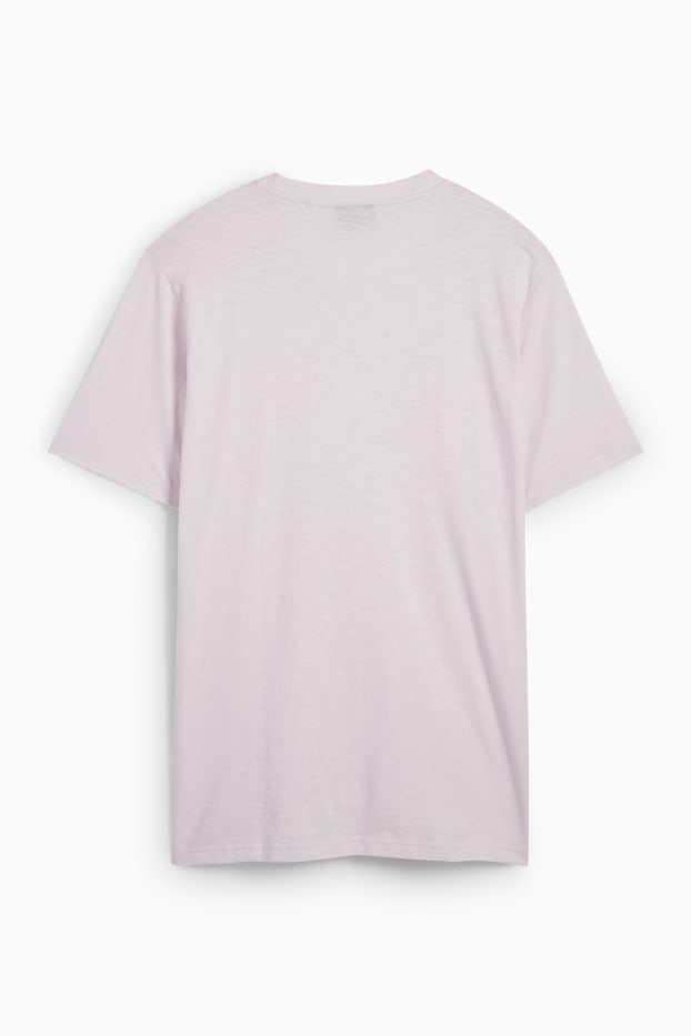 Hommes - T-shirt - regular fit - violet clair