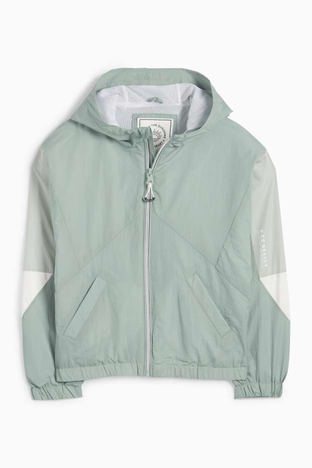 Nena - Jaqueta amb caputxa - resistent a l’aigua - verd