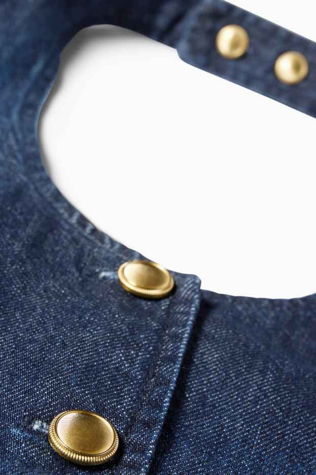 Women - Denim waistcoat - denim-dark blue
