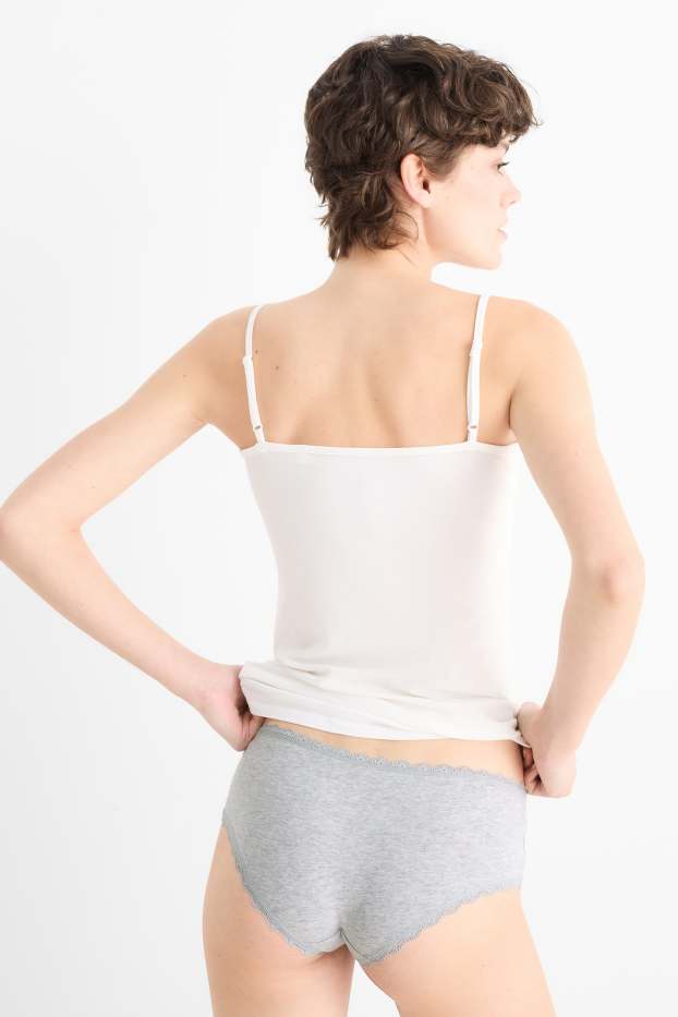 Femei - Multipack 4 perechi - chiloți hipster - gri