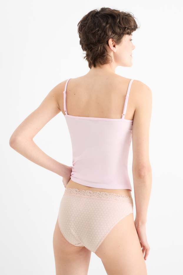 Dames - Set van 3 - slip - roze