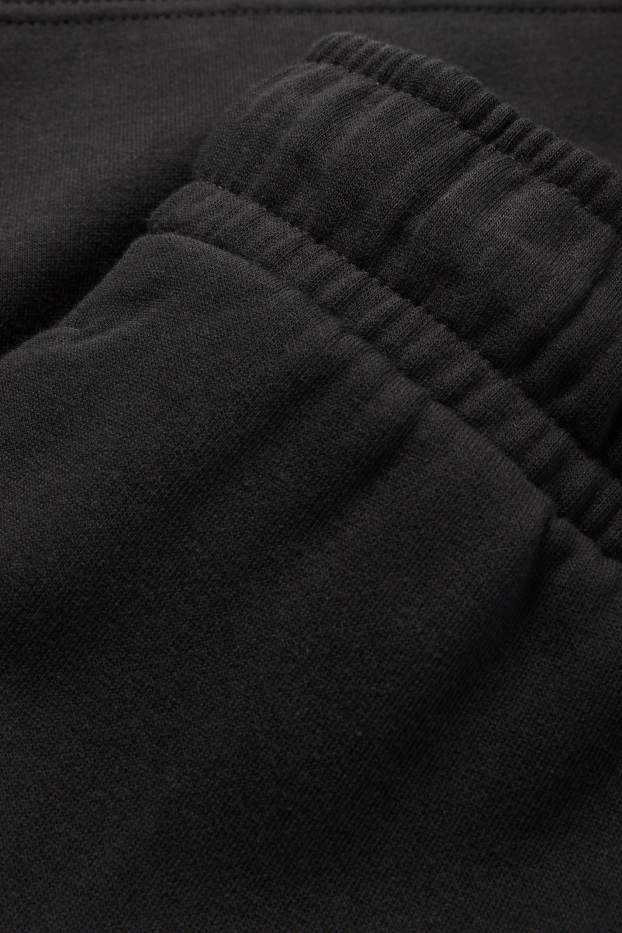 Heren - Sweatshorts - zwart