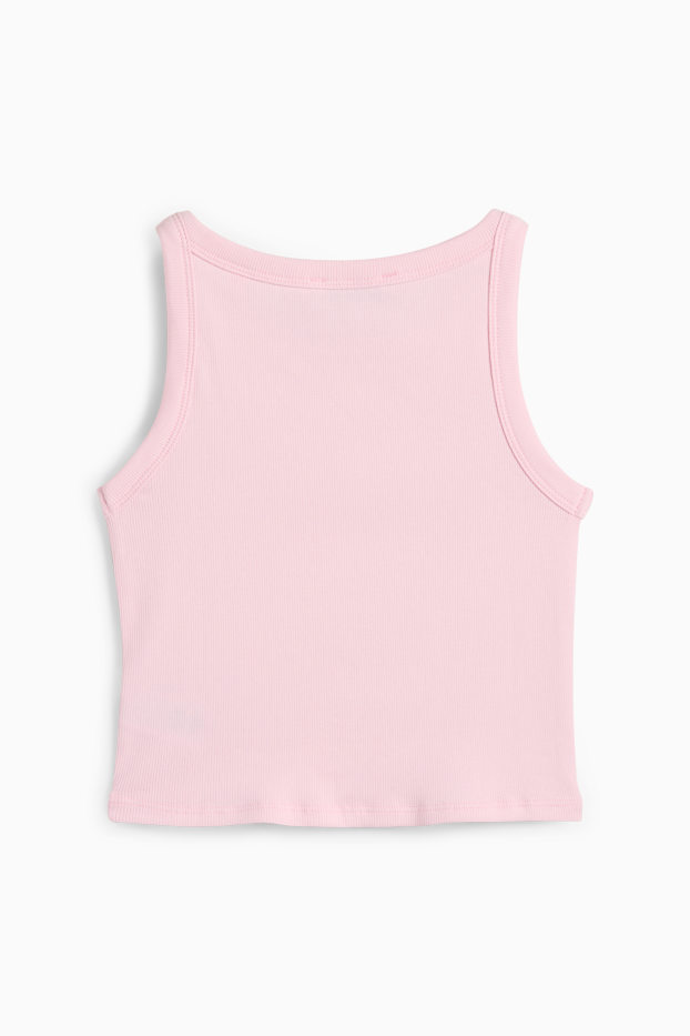 Kinder Mädchen - Top - gerippt - rosa