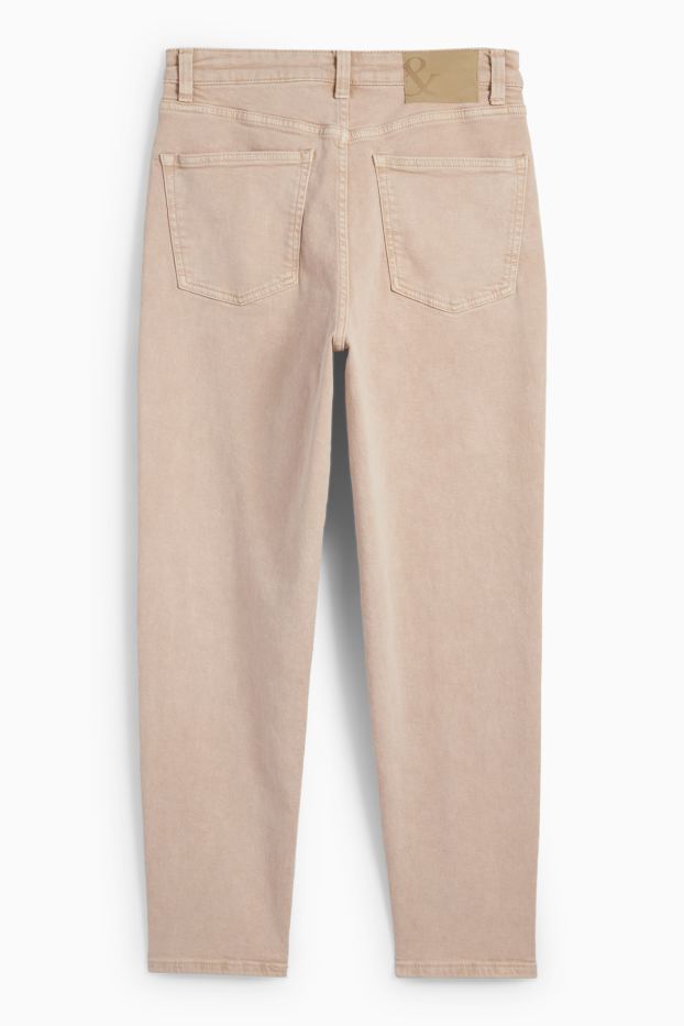 Femmes - Mom jean - high waist - rose