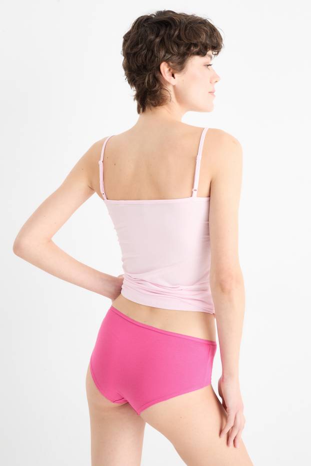 Donna - Confezione da 4 - coulotte - rosa scuro