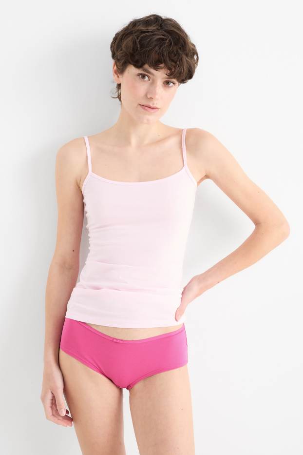 Donna - Confezione da 4 - coulotte - rosa scuro