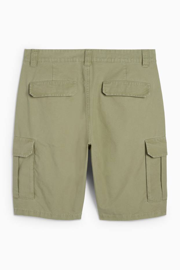 Hommes - Short cargo - vert clair