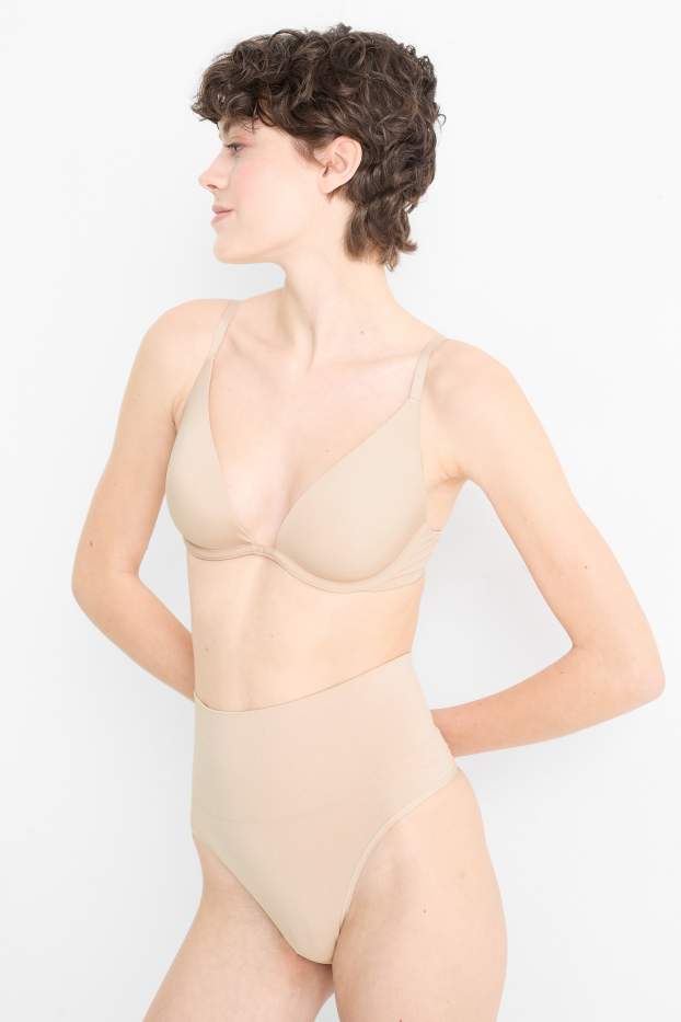 Damen - Shaping-Slip - seamless - hellbeige
