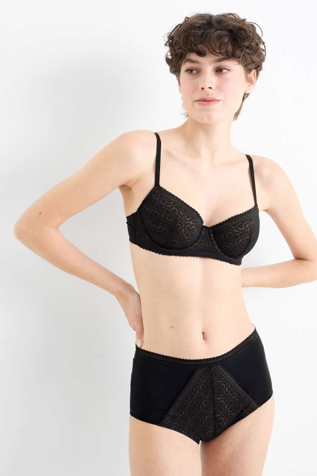Damen - Slip - schwarz