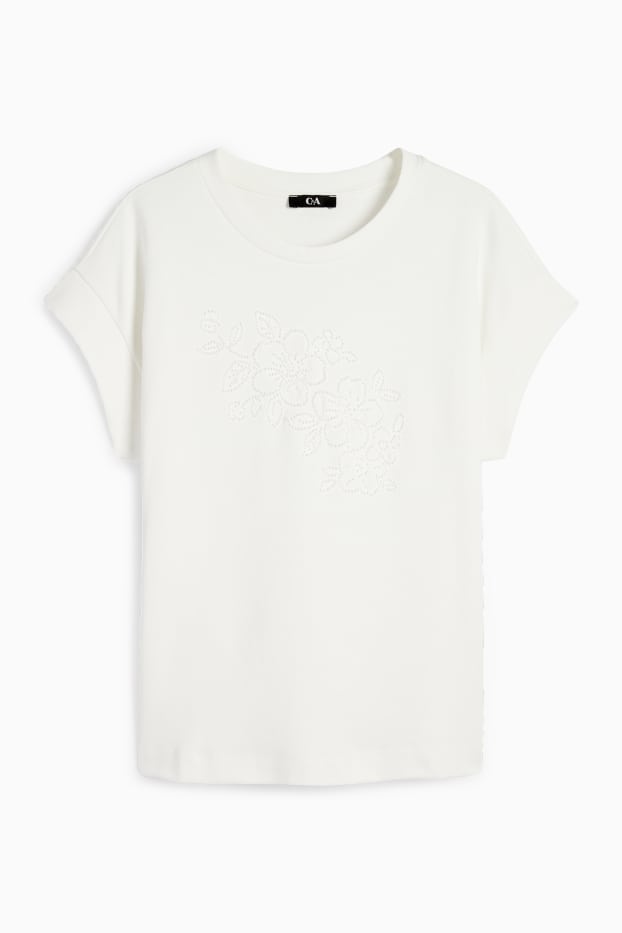Femei - Tricou - regular fit - alb